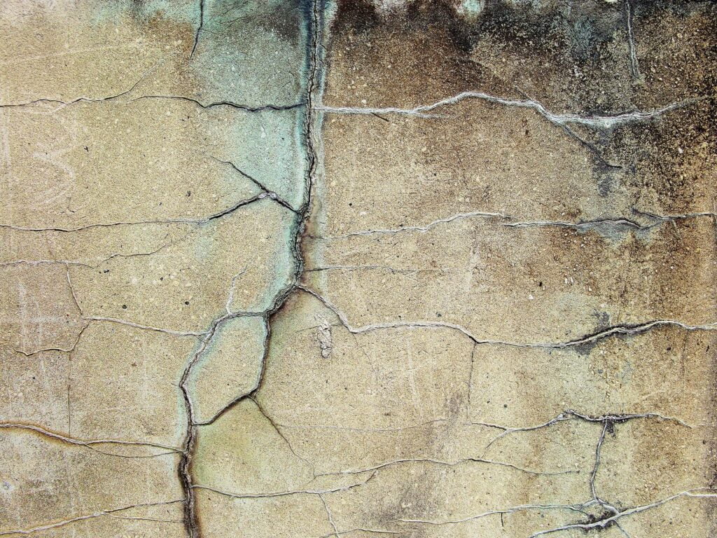 cracked brown concrete surface